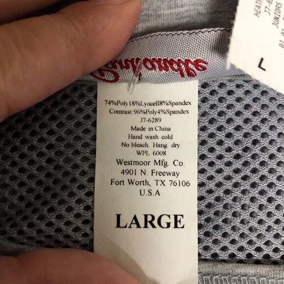 Panhandle Tank Top Size Large Heather Grey Sleeveless Mesh Back Panel NEW - Picture 7 of 8